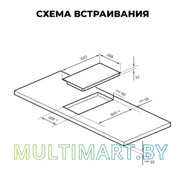 Индукционная варочная панель LEX EVI 321A BL картинка 4